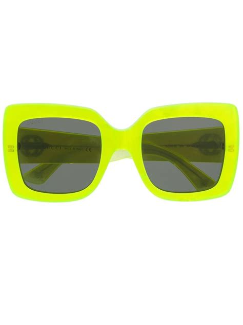 gucci neon glasses